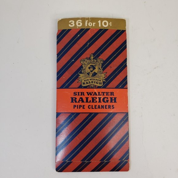 Vintage Sir Walter Raleigh Pipe Cleaners in Package Brown & Williamson Tobacco - Picture 3 of 4